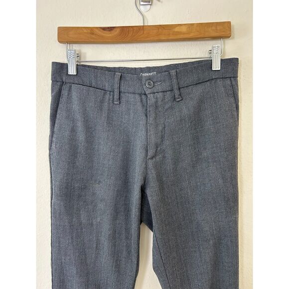 Carhartt WIP Work In Progress Sid Pant Men's Size 29x32 Gray Wool Office‎ Pants - Picture 3 of 11